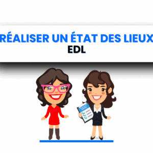 agent immobilier en train de réaliser un état des lieux avec un locataire