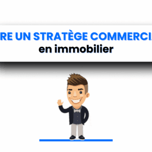 agent immobilier en pleine prospection stratégique